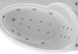 Акриловая ванна АКВАТЕК Бетта 170x97 см правая без гидромассажа